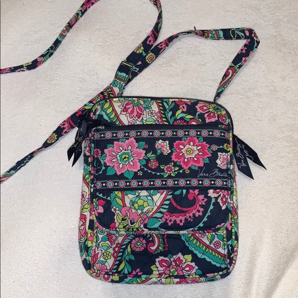Vera Bradley Petal Paisley Mini Hipster Crossbody